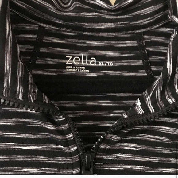 Zella Stamina Energy Stripe Mesh Panel Jacket XL - Picture 7 of 7
